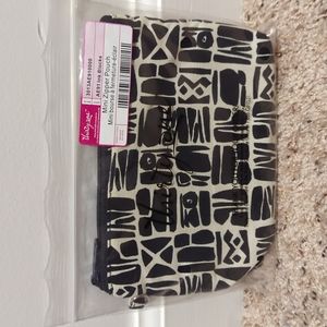 Thirty-One Mini Zipper Pouch Ink Blocks